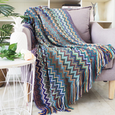 Bohemian Blue - Throw Blanket